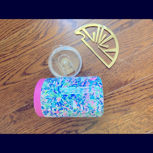 Lilly Pulitzer Koozie/Wine Glass & Opener - Picture 2 of 3